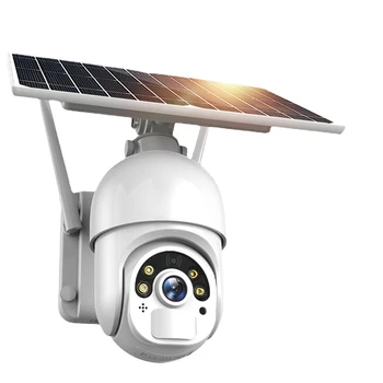 1080P WIFI Камера Солнечная панель Наружная IP-камера Перезаряжаемая камера безопасности с питанием от батареи