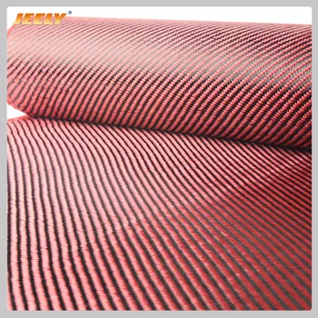 200 г/м2 Гибридная ткань из Арамидного волокна 1500D Carbon 3K, Арамидная Углеродная пряжа, ткань саржевого переплетения 2/2 шириной 1 м
