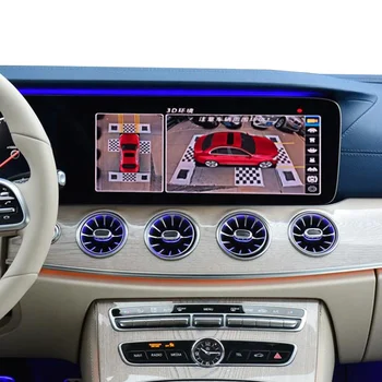 4-Полосный реверсивный 3G / 4G GPS 360-градусный парковочный датчик, система камеры для грузовиков с обзором 360 градусов, система видеорегистратора высокой четкости