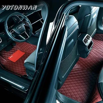 5D Изготовленный На Заказ Кожаный Автомобильный Коврик с Бриллиантами 100% Для Lincoln Все Модели Navigator MKS MKZ MKC MKX MKT Аксессуары Для Защиты От любых погодных Условий