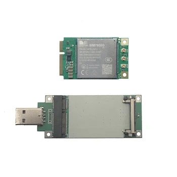 SIMCOM SIM7600G-H + PCIE-USB адаптер CAT4 модуль глобальной версии для SIM7600E-H, SIM7600SA-H, SIM7600JC-H, SIM7600A-H