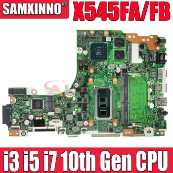 X545FA Материнская плата для Asus VivoBook 15 X545FA X545FB X545FJ X545F Материнская плата ноутбука с процессором I3 I5 I7 10-го поколения 4g/8GB RAM