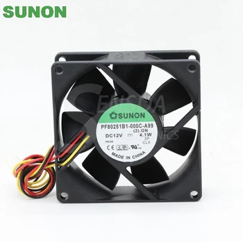 Для Sunon PF80251B1-000C-A99 8 см 80 мм 8 см DC 12 В 4,1 Вт блок питания корпуса осевые вентиляторы охлаждения
