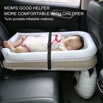 Новая Детская надувная походная кровать, надувные матрасы, автомобильная складная детская кровать для сна, Детский аксессуар для путешествий, высокоскоростной железнодорожный самолет