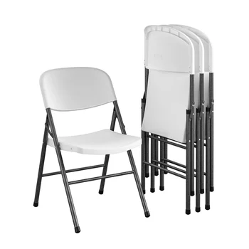Складной стул из смолы премиум-класса, 4 упаковки, белый стул для рыбалки, стулья для кемпинга, складной стул silla